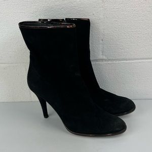 Stuart Weitzman Black Suede High Heel Boots, 9.5